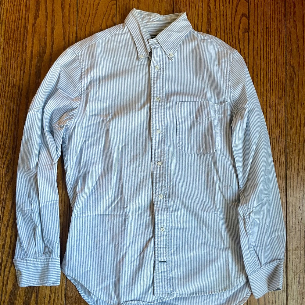 Gitman Bros. Vintage button down medium blue white stripe